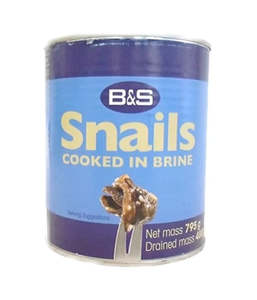 Canned Foods: B&S Snails in Brine 795g