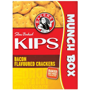 Biscuits And Crackers: Bakers Kips Bacon 200g