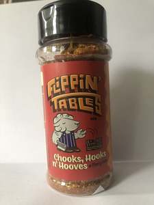 Flippin' Tables Chooks, Hooks n Hooves Fiery Rub 60g