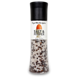 Sauces: Cape Herb & Spices Salt & Pepper Grinder 390g