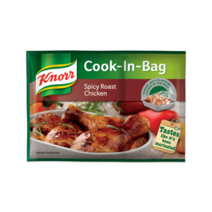 Pantry Items: Knorr Cook In Bag Spicy Roast Chicken