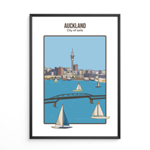 Auckland Print