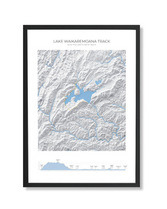 Lake Waikaremoana Track Poster