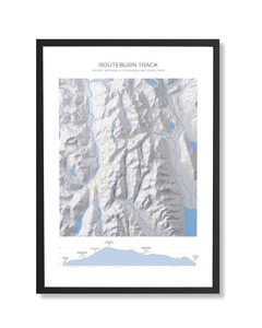 Routeburn Track Poster