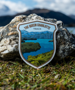 The Queen Charlotte Track Sticker
