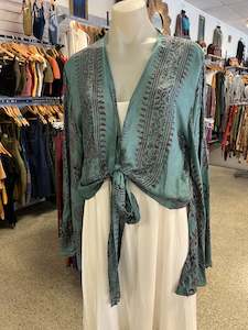 Clothing-Tops: Navya Ohm Wrap Top