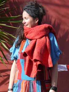 Accessories: Yak Wool Shawl Plain