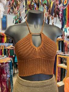 Sale: Rose Knit Crop Top