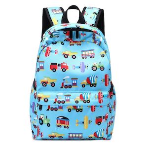 Kids Backpacks: Blue Mini Car Backpack