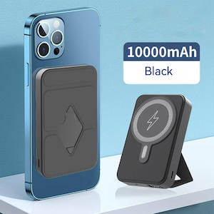 10000mah Magsafe Power Bank with Stand-Black & Cable