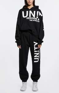 Him Hoodies Crews: KSUBI // Unity Slouch Hoodie BLACK