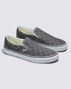 Vans: VANS // Classic Slip-On Monogram PEWTER