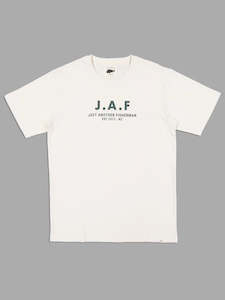 3 Days Only Mens Sale: JAF // JAF Logo Sea Tee ANTIQUE WHITE