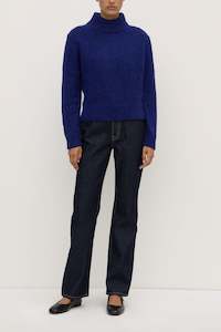 Her Knitwear: ASSEMBLY LABEL // Cosette Alpaca Wool Blend Knit INK