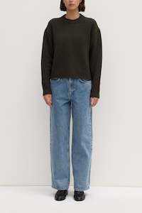 Her Knitwear: ASSEMBLY LABEL // Beau Merino Knit SORREL MARLE