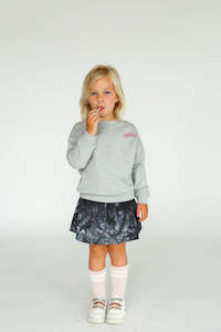 POP FACTORY SHOP // Music + Me Skirt BLACK TIE DYE