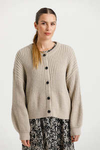 THING THING // Sizzle Cleo Cardigan OATMEAL