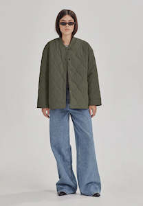 COMMONERS // Quilted Jacket OLIVE GREY