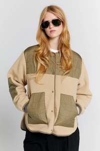 KAREN WALKER // Venture Jacket NATURAL/HERB GREEN