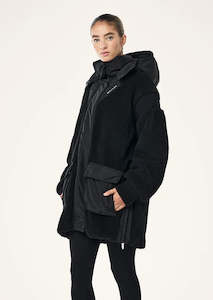 Her Jackets: P.E NATION // District Jacket BLACK