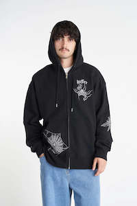 HUFFER // Block Zip Hood SACRAMENT BLACK