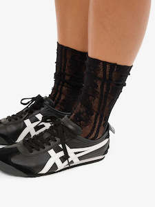 THRILLS // 2 Pack Lace Sock WHITE/BLACK