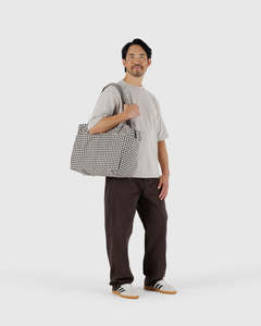 BAGGU // SMALL Cloud Carry-on GINGHAM
