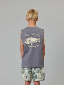 Mini Me: JAF KIDS // Mini Snapper Tank CHARCOAL