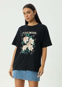 Tees: AFENDS // Anouk OS Tee BLACK