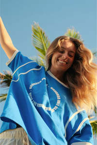 Tees: CRACKER DAY CLUB // Racer Club Tee BLUE