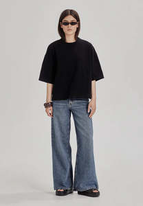 Tees: COMMONERS // Heavy Boxy Tee BLACK