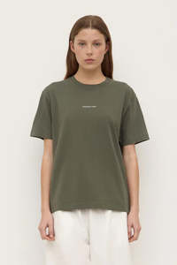 Tees: ASSEMBLY LABEL // Atelier Logo Tee MOSS