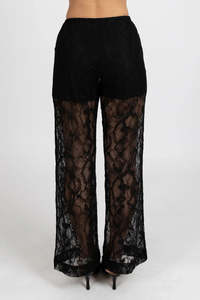 Her Pants: FEDERATION // Laces Pants BLACK