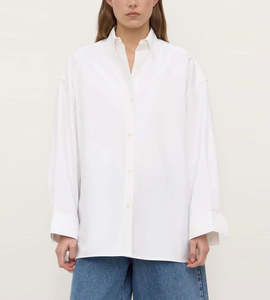 Her Tops Shirts: ASSEMBLY LABEL // Ollie Oxford Shirt WHITE