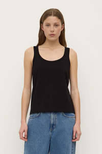 ASSEMBLY LABEL // Adria Jersey Tank BLACK