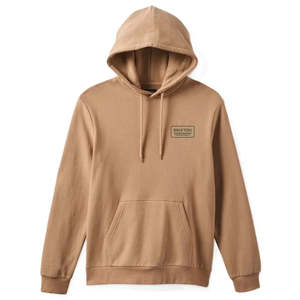 BRIXTON // Palmer Proper Hoodie SAND/GREEN