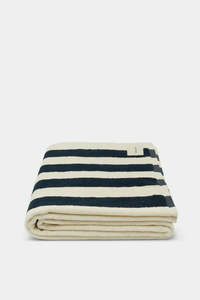 ASSEMBLY LABEL // Cotton Stripe Beach Towel NAVY CREAM