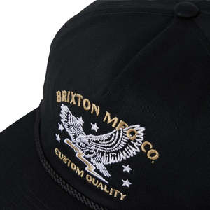 Headwear: BRIXTON // Lamont MP Snapback BLACK