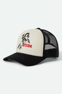 Headwear: BRIXTON // Ranching Club NP Trucker BLACK OFF WHITE