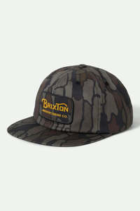 BRIXTON // Grade HP Snapback BARK CAMO