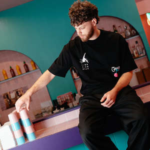 CRATE // Rice Rice Baby Martini Tee BLACK