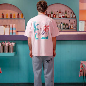 CRATE // Rice Rice Baby Beach Tee PINK