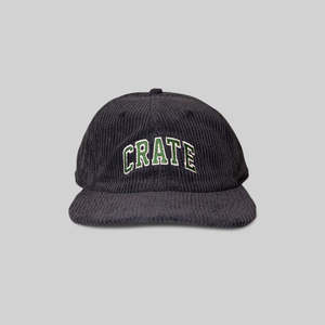 Crate Clothing: CRATE // Cord Varsity Cap Storm Blue