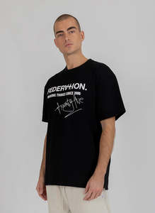 Federation: FEDERATION // Goode Tee SIGNED 25 BLACK
