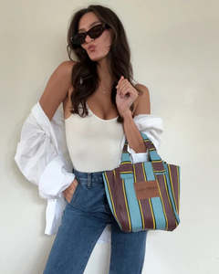 Saint Rue 22: SAINT-RUE 22 // Bambino Tote BLUE CRUSH