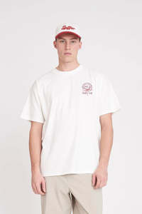 Huffer: HUFFER GOLF // Block Tee 220/Zero Putts CHALK