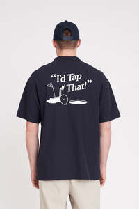 HUFFER GOLF // Par Polo Tap That NAVY