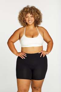 SPORTS BRA: OPEN BACK BRA WHITE