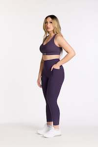 Staple Collection: STAPLE W/ POCKET 7/8 LEGGINGS MIDNIGHT