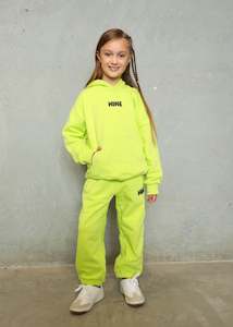 Kids Pastel Collection: TAMARIKI HOODIE LIME